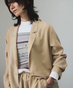 【サロン アダム エ ロペ/SALON adam et rope'】の25SS GENTLE SILK ジャケット【セットアップ対応】 人気、トレンドファッション・服の通販 founy(ファニー) ファッション Fashion レディースファッション WOMEN アウター Coat Outerwear ジャケット Jackets インナー Inner 洗える Washable ショート Short シルク Silk シンプル Simple ジャケット Jacket セットアップ Set Up タンク Tank ダウン Down 定番 Standard なめらか Smooth ノースリーブ No Sleeve ポケット Pocket ミドル Middle エレガント 上品 Elegant 2025年 2025 |ID:prp329100004304581