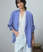 【サロン アダム エ ロペ/SALON adam et rope'】の25SS GENTLE SILK ジャケット【セットアップ対応】 人気、トレンドファッション・服の通販 founy(ファニー) ファッション Fashion レディースファッション WOMEN アウター Coat Outerwear ジャケット Jackets インナー Inner 洗える Washable ショート Short シルク Silk シンプル Simple ジャケット Jacket セットアップ Set Up タンク Tank ダウン Down 定番 Standard なめらか Smooth ノースリーブ No Sleeve ポケット Pocket ミドル Middle エレガント 上品 Elegant 2025年 2025 thumbnail ブルー(44)|ID: prp329100004304581 ipo3291000000029845943