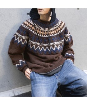 【ニコアンド/niko and / MEN】の求心柄ニットプルオーバー 人気、トレンドファッション・服の通販 founy(ファニー) ファッション Fashion メンズファッション MEN トップス・カットソー Tops/Tshirt/Men ニット Knit Tops おすすめ Recommend スラックス Slacks デニム Denim トレンド Trend ワイド Wide 冬 Winter 定番 Standard |ID:prp329100004304696