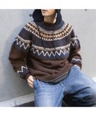 【ニコアンド/niko and / MEN】の求心柄ニットプルオーバー 人気、トレンドファッション・服の通販 founy(ファニー) ファッション Fashion メンズファッション MEN トップス・カットソー Tops/Tshirt/Men ニット Knit Tops おすすめ Recommend スラックス Slacks デニム Denim トレンド Trend ワイド Wide 冬 Winter 定番 Standard thumbnail ダークブラウン58|ID: prp329100004304696 ipo3291000000029969447