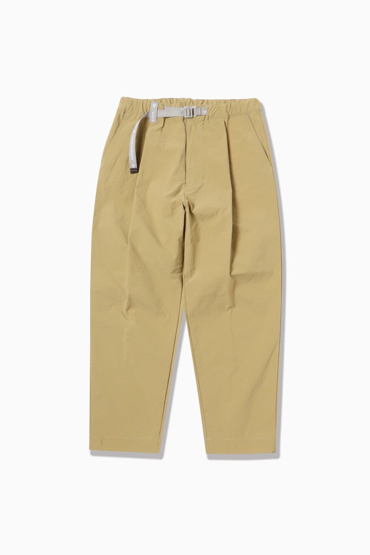 【アンドワンダー/and wander】のnylon chino tuck tapered pants インテリア・キッズ・メンズ・レディースファッション・服の通販 founy(ファニー) 　ファッション　Fashion　レディースファッション　WOMEN　パンツ　Pants　beige|ID: prp329100004304743 ipo3291000000029847212