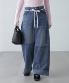 【フリーズマート/FREE'S MART】のリメイク風ワイドデニム 人気、トレンドファッション・服の通販 founy(ファニー) ファッション Fashion レディースファッション WOMEN シューズ Shoes ストレート Straight スピンドル Spindle デニム Denim リボン Ribbon リメイク Remake リラックス Relax ルーズ Loose ワイド Wide thumbnail ライトインディゴケミカル1|ID: prp329100004304768 ipo3291000000029847401