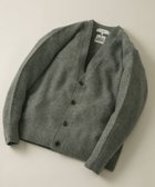 【アーバンリサーチ ロッソ/URBAN RESEARCH ROSSO / MEN】の『XLサイズあり』ハミルトンウールガーター編みVネックカーディガン GRAY|ID: prp329100004305100 ipo3291000000030265992