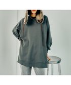 【レプシィム ローリーズファーム/LEPSIM LOWRYS FARM】のBIG裏毛チュニック 人気、トレンドファッション・服の通販 founy(ファニー) ファッション Fashion レディースファッション WOMEN トップス・カットソー Tops/Tshirt おすすめ Recommend スリット Slit チュニック Tunic ベーシック Basic ボトム Bottom thumbnail チャコール18|ID: prp329100004305506 ipo3291000000030045316