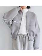 【コカ/COCA】のバウンススウェットコクーンジップパーカー Gray|ID:prp329100004305564