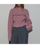 【メゾンスペシャル/MAISON SPECIAL】のNep Yarn Linking Knit Tops 人気、トレンドファッション・服の通販 founy(ファニー) ファッション Fashion レディースファッション WOMEN トップス・カットソー Tops/Tshirt ニット Knit Tops おすすめ Recommend コンパクト Compact ショート Short シンプル Simple ネップ Nep Yarn ハイネック High Neck パターン Pattern 今季 This Season thumbnail PNK|ID: prp329100004306146 ipo3291000000029858547