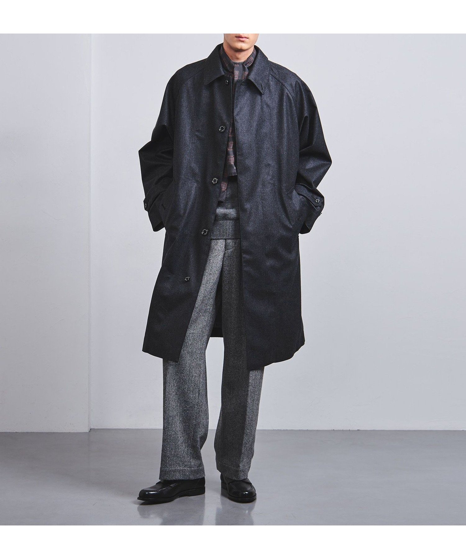 【ユナイテッドアローズ/UNITED ARROWS / MEN】の【別注】 MACKINTOSH TECH BELFORD/ステンカラーコート 人気、トレンドファッション・服の通販 founy(ファニー) 　ファッション　Fashion　メンズファッション　MEN　ジャケット　Jacket　スーツ　Suit　別注　Special Order　ロング　Long　 other-1|ID: prp329100004306530 ipo3291000000029861720