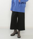 【イッカ/ikka】のカットジャガードワイドクロップドパンツ 人気、トレンドファッション・服の通販 founy(ファニー) ファッション Fashion レディースファッション WOMEN パンツ Pants カットソー Cut And Sew クロップド Cropped シンプル Simple チェック Check トレンド Trend ミドル Middle ワイド Wide 人気 Popularity 無地 Plain Color thumbnail ブラック|ID: prp329100004307734 ipo3291000000030094200