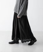 【かぐれ/kagure / URBAN RESEARCH】のスカラップ刺繍ギャザースカート 人気、トレンドファッション・服の通販 founy(ファニー) ファッション Fashion レディースファッション WOMEN スカート Skirt カットソー Cut And Sew キャミソール Camisole ギャザー Gather サンダル Sandals スカラップ Scalloped ポケット Pocket 冬 Winter A/W・秋冬 Aw・Autumn/Winter・Fw・Fall-Winter 2024年 2024 2024-2025秋冬・A/W Aw/Autumn/Winter/Fw/Fall/2024-2025 thumbnail BLACK|ID: prp329100004307831 ipo3291000000029871496