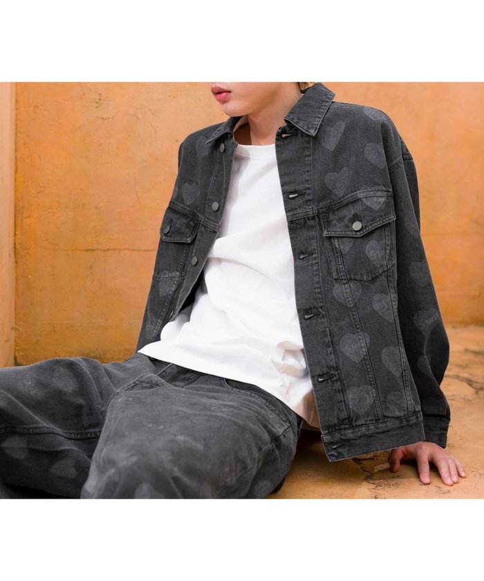 【ジュンレッド/JUNRed / MEN】の【Chocomoo*JUNRED】コラボデニムブルゾン インテリア・キッズ・メンズ・レディースファッション・服の通販 founy(ファニー) https://founy.com/ ファッション Fashion メンズファッション MEN イラスト Illustration インディゴ Indigo ヴィンテージ Vintage コレクション Collection スウェット Sweat デニム Denim 人気 Popularity ブルゾン Blouson プリント Print ポケット Pocket モノトーン Monotone ランダム Random ルーズ Loose |ID: prp329100004308608 ipo3291000000030298797