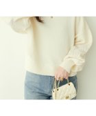 【ナチュラルクチュール/natural couture】のモール刺繍前後2WAYニットプルオーバー 人気、トレンドファッション・服の通販 founy(ファニー) ファッション Fashion レディースファッション WOMEN トップス・カットソー Tops/Tshirt ニット Knit Tops プルオーバー Pullover 2024年 2024 2024-2025秋冬・A/W Aw/Autumn/Winter/Fw/Fall/2024-2025 シンプル Simple デニム Denim フェミニン Feminine ポケット Pocket マーメイド Mermaid エレガント 上品 Elegant thumbnail オフホワイト|ID: prp329100004308777 ipo3291000000030156864