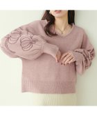 【ナチュラルクチュール/natural couture】のモール刺繍前後2WAYニットプルオーバー 人気、トレンドファッション・服の通販 founy(ファニー) ファッション Fashion レディースファッション WOMEN トップス・カットソー Tops/Tshirt ニット Knit Tops プルオーバー Pullover 2024年 2024 2024-2025秋冬・A/W Aw/Autumn/Winter/Fw/Fall/2024-2025 シンプル Simple デニム Denim フェミニン Feminine ポケット Pocket マーメイド Mermaid エレガント 上品 Elegant thumbnail ピンク|ID: prp329100004308777 ipo3291000000030156867