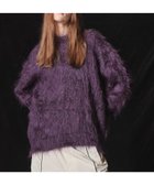 【メゾンスペシャル/MAISON SPECIAL】のIGEA Super Brushed Kid-Mohair Prime-Over Crew Neck Knit Pullover PPL|ID: prp329100004309212 ipo3291000000029881546