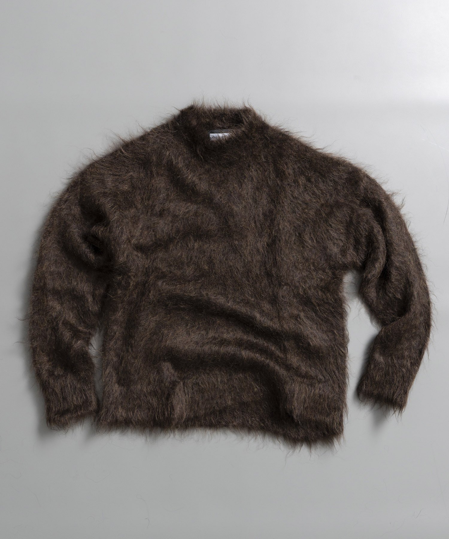 【メゾンスペシャル/MAISON SPECIAL】のIGEA Super Brushed Kid-Mohair Prime-Over Crew Neck Knit Pullover インテリア・キッズ・メンズ・レディースファッション・服の通販 founy(ファニー) 　ファッション　Fashion　レディースファッション　WOMEN　トップス・カットソー　Tops/Tshirt　ニット　Knit Tops　プルオーバー　Pullover　イタリア　Italy　インナー　Inner　軽量　Lightweight　ショルダー　Shoulder　シンプル　Simple　ドロップ　Drop　フィット　Fit　モヘヤ　Mohair　BRN|ID: prp329100004309212 ipo3291000000029881547