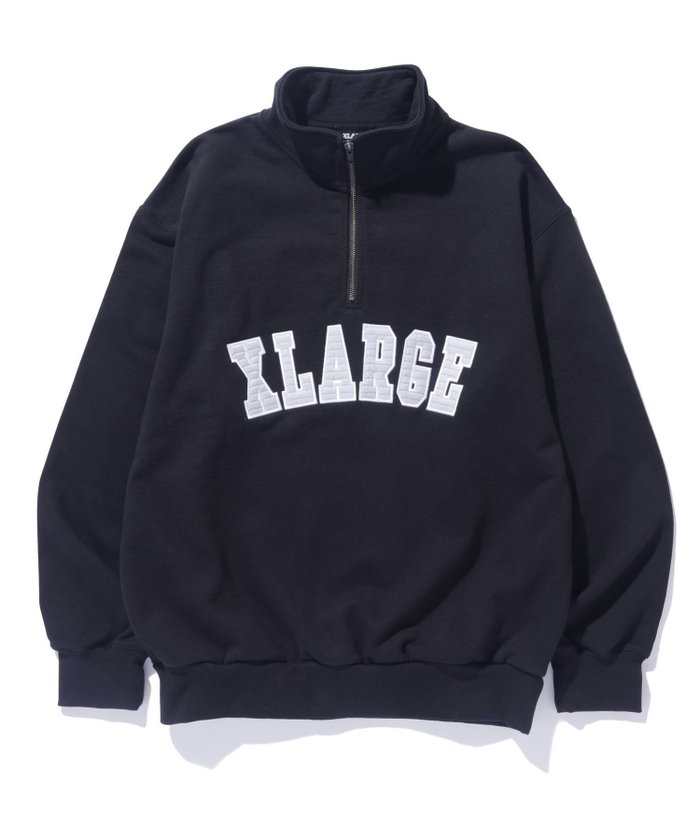 【エクストララージ/XLARGE / MEN】のARCH LOGO HALF ZIP SWEATSHIRT インテリア・キッズ・メンズ・レディースファッション・服の通販 founy(ファニー) https://founy.com/ ファッション Fashion メンズファッション MEN トップス・カットソー Tops/Tshirt/Men パーカ Sweats シャツ Shirts 2024年 2024 2024-2025秋冬・A/W Aw/Autumn/Winter/Fw/Fall/2024-2025 冬 Winter キルティング Quilting フロント Front |ID: prp329100004310389 ipo3291000000029888763