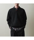 【ビューティ&ユース ユナイテッドアローズ/BEAUTY&YOUTH / UNITED ARROWS / MEN】のSteven Alan ミラノリブ ポロカラー ニット -LOOSE BLACK|ID: prp329100004310421 ipo3291000000030303391