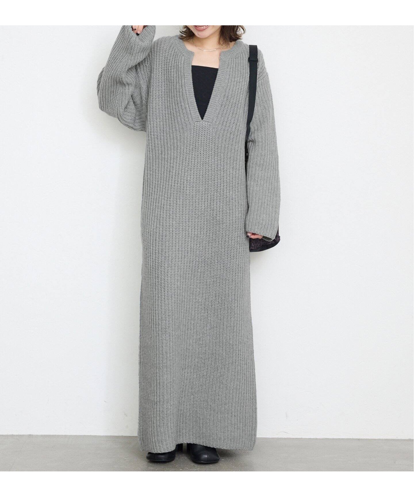 【スローブ イエナ/SLOBE IENA】のスキッパー畦ワンピース 人気、トレンドファッション・服の通販 founy(ファニー) 　ファッション　Fashion　レディースファッション　WOMEN　ワンピース　Dress　2024年　2024　2024-2025秋冬・A/W　Aw/Autumn/Winter/Fw/Fall/2024-2025　おすすめ　Recommend　カットソー　Cut And Sew　ショート　Short　シンプル　Simple　スキッパー　Skipper　スニーカー　Sneakers　リラックス　Relax　畦　Ridge　 other-1|ID: prp329100004310452 ipo3291000000029889195