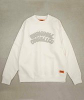 【ユニバーサル オーバーオール/UNIVERSAL OVERALL】のSWEAT SHIRT FORM PR 人気、トレンドファッション・服の通販 founy(ファニー) ファッション Fashion レディースファッション WOMEN トップス・カットソー Tops/Tshirt シャツ/ブラウス Shirts/Blouses パーカ Sweats ロング / Tシャツ T-Shirts スウェット Sweat プリント Print ワーク Work 定番 Standard |ID:prp329100004310526