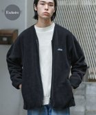 【アーバンリサーチ/URBAN RESEARCH / MEN】の『別注』THOUSAND MILE*URBAN RESEARCH ニットフリースカーディガン BLACK|ID: prp329100004310764 ipo3291000000030302565