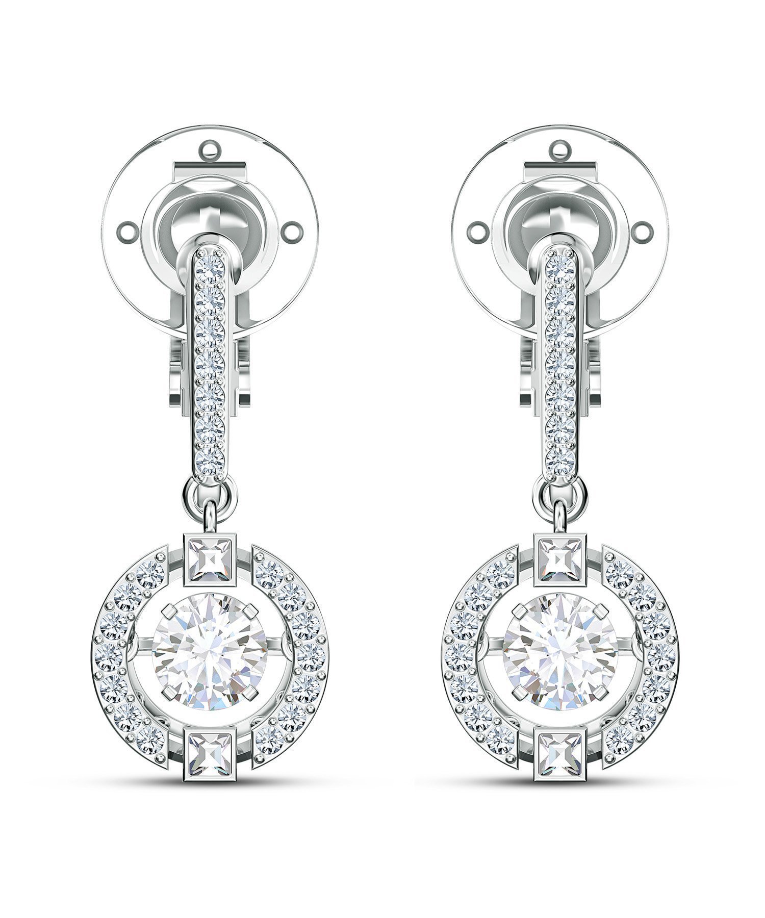 【スワロフスキー/swarovski】の【公式】【スワロフスキー】Swarovski Sparkling Dance クリップイヤリング, ミックスカット, ホワイト, ロジウム・プレーティング 人気、トレンドファッション・服の通販 founy(ファニー) 　ファッション　Fashion　レディースファッション　WOMEN　ジュエリー　Jewelry　リング　Rings　イヤリング　Earrings　イヤリング　Earrings　シェイプ　Shape　ジュエリー　Jewelry　スワロフスキー　Swarovski　ミックス　Mix　メタル　Metal　ラウンド　Round　定番　Standard　 other-1|ID: prp329100004310959 ipo3291000000029891593