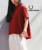 【ビームス ウイメン/BEAMS】の【6/26 9 59までポイント15倍】【別注/ベーシック/ゆったり】FRED PERRY / Reluxed Pique T-shirt フレッドペリー ピケTシャツ スポーツミックス BURNT_RED|ID: prp329100004311123 ipo3291000000032611279