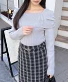 【イング/INGNI】のINGNI/12Gリボンブローチ付オフショルニット 人気、トレンドファッション・服の通販 founy(ファニー) ファッション Fashion レディースファッション WOMEN トップス・カットソー Tops/Tshirt ニット Knit Tops ガーリー Girly ギャザー Gather スマホ Smartphone デニム Denim 人気 Popularity フェミニン Feminine ブローチ Brooch リボン Ribbon ロング Long 冬 Winter A/W・秋冬 Aw・Autumn/Winter・Fw・Fall-Winter おすすめ Recommend 2024年 2024 2024-2025秋冬・A/W Aw/Autumn/Winter/Fw/Fall/2024-2025 thumbnail グレー|ID: prp329100004311204 ipo3291000000029893315