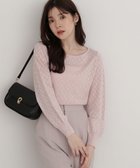 【プロポーション ボディドレッシング/PROPORTION BODY DRESSING】のダイヤアイレットニット 人気、トレンドファッション・服の通販 founy(ファニー) ファッション Fashion レディースファッション WOMEN トップス・カットソー Tops/Tshirt ニット Knit Tops おすすめ Recommend シンプル Simple デニム Denim トレンド Trend thumbnail ピンク|ID: prp329100004311318 ipo3291000000029893889