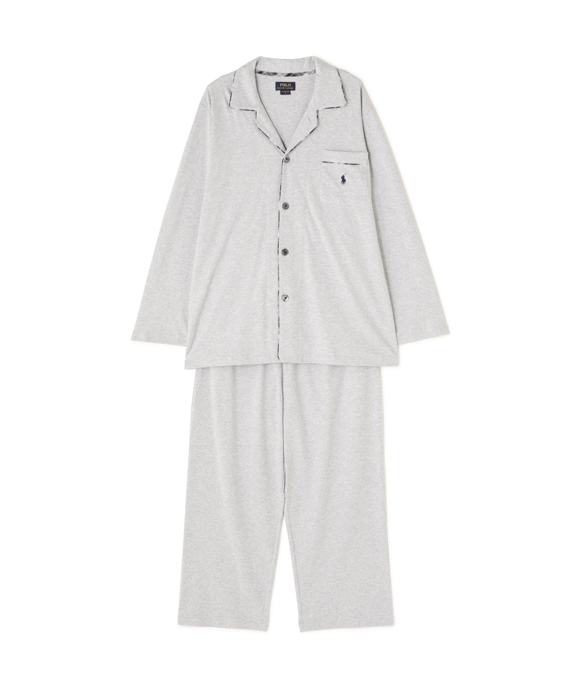 【エルエイチピー/LHP / MEN】のPOLO RALPH LAUREN/ポロラルフローレン/MERCERIZED COTTON PAJAMA 人気、トレンドファッション・服の通販 founy(ファニー) 　ファッション　Fashion　メンズファッション　MEN　アイビー　Ivy　シルケット　Mercerization　チェック　Check　パイピング　Piping　パジャマ　Pajamas　ポケット　Pocket　リラックス　Relax　定番　Standard　長袖　Long Sleeve　 other-1|ID: prp329100004311366 ipo3291000000030302350