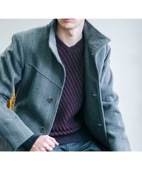 【エムケイ ミッシェルクラン/MK MICHEL KLEIN homme / MEN】のスタンドカラーコート/SILKYヘリンボン 人気、トレンドファッション・服の通販 founy(ファニー) ファッション Fashion メンズファッション MEN なめらか Smooth ウォーム Worm クラシック Classic ジャージ Jersey スタンド Stand ストライプ Stripe ストレッチ Stretch ヘリンボン Herringbone ポケット Pocket メルトン Melton ワイヤー Wire |ID:prp329100004311855