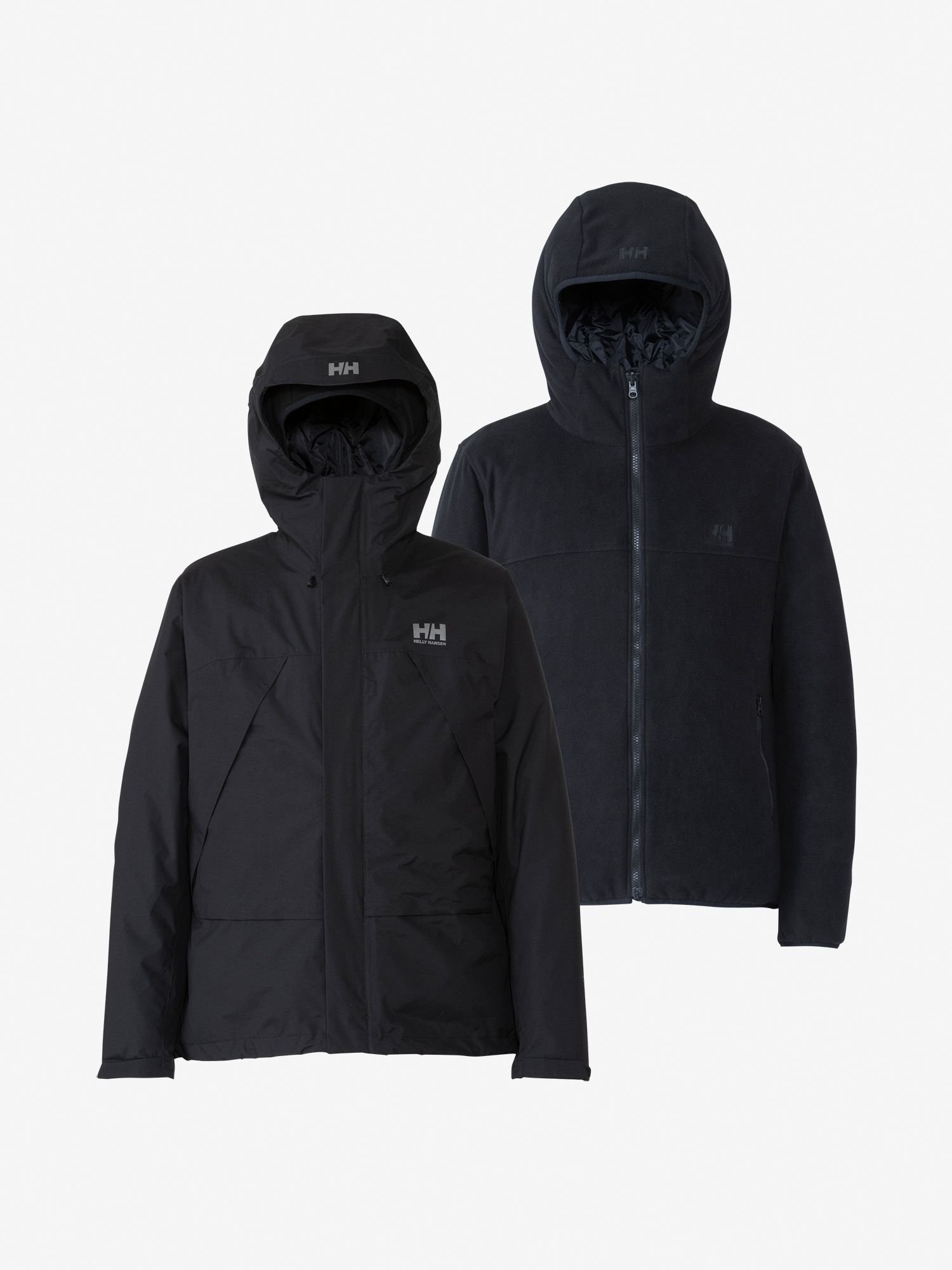 【ヘリーハンセン/HELLY HANSEN】のスカンザ3ウェイジャケット(ユニセックス) インテリア・キッズ・メンズ・レディースファッション・服の通販 founy(ファニー) 　ファッション　Fashion　レディースファッション　WOMEN　アウター　Coat Outerwear　ジャケット　Jackets　インナー　Inner　ジャケット　Jacket　スポーティ　Sporty　定番　Standard　なめらか　Smooth　ポケット　Pocket　ブラック|ID: prp329100004311891 ipo3291000000029898545