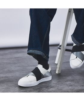 【アルフレッド バニスター/alfredoBANNISTER / MEN】の【ELASTIC TRAINER】ベルトライン切替 スリッポン/スニーカー 人気、トレンドファッション・服の通販 founy(ファニー) ファッション Fashion メンズファッション MEN シューズ・靴 Shoes/Men スニーカー Sneakers インソール Insole クッション Cushion コンビ Combination 切替 Switching スニーカー Sneakers スリッポン Slip-Ons バランス Balance ライニング Lining ラバー Rubber ワンポイント One Point |ID:prp329100004311900