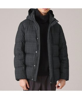 【タケオキクチ/TAKEO KIKUCHI / MEN】の【735フィルパワー】グレンチェック ダウンブルゾン 人気、トレンドファッション・服の通販 founy(ファニー) ファッション Fashion メンズファッション MEN スタイリッシュ Stylish スタンド Stand ダウン Down チェック Check ブルゾン Blouson ベーシック Basic ポケット Pocket 冬 Winter 定番 Standard |ID:prp329100004312095