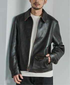 【エディフィス/EDIFICE / MEN】のラムレザー フレンチアンティーク ライダースジャケット 人気、トレンドファッション・服の通販 founy(ファニー) ファッション Fashion メンズファッション MEN なめらか Smooth アンティーク Antique トレンド Trend フランス France フレンチ French ライダースジャケット Riders Jacket ヴィンテージ Vintage |ID:prp329100004312323