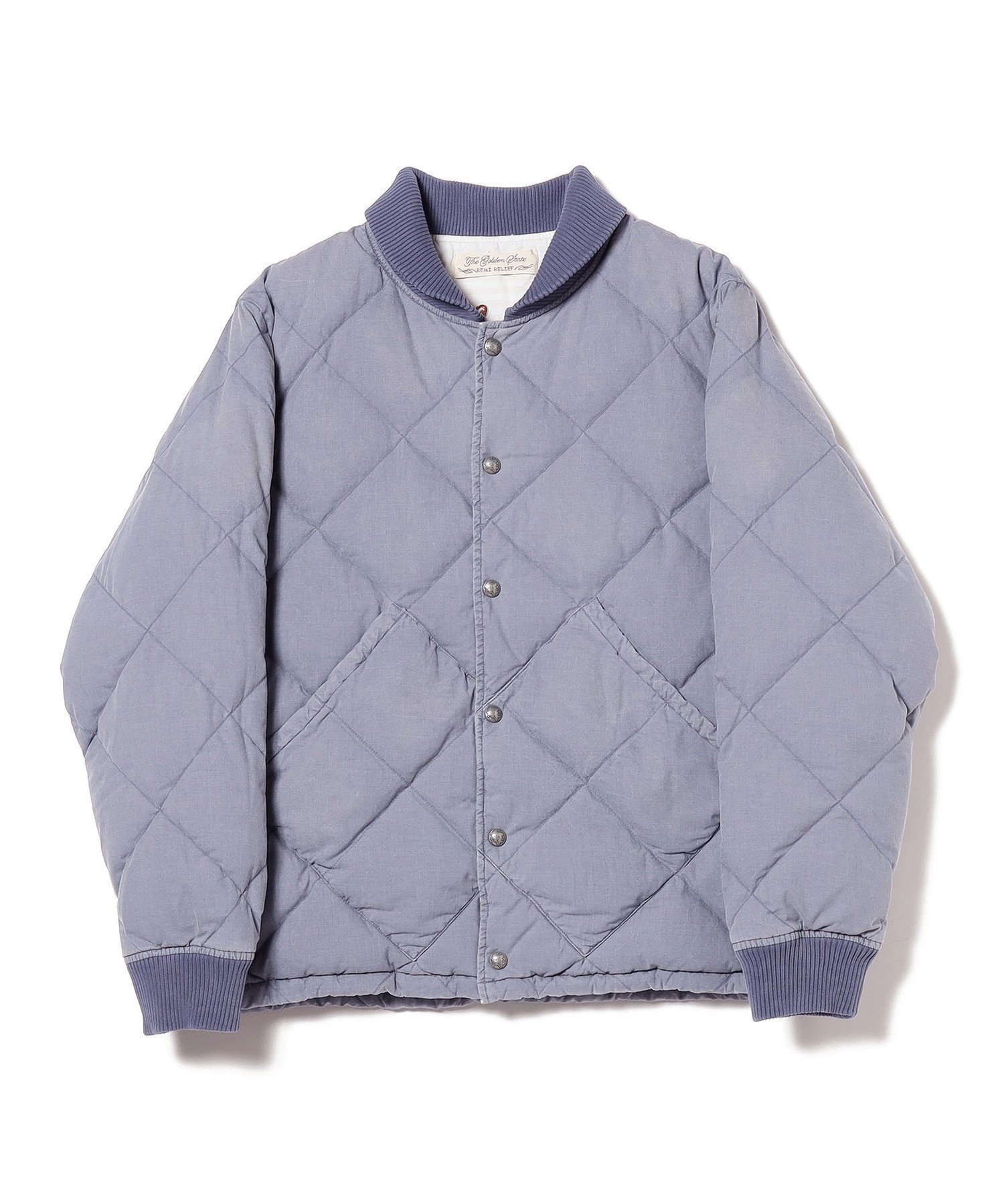 【ビームス/BEAMS / MEN】のREMI RELIEF * BEAMS PLUS / 別注 Quilt Down Jacket インテリア・キッズ・メンズ・レディースファッション・服の通販 founy(ファニー) 　ファッション　Fashion　メンズファッション　MEN　アウトドア　Outdoor　キルト　Quilt　クラシック　Classic　ジャカード　Jacquard　ジャケット　Jacket　ダウン　Down　バランス　Balance　パターン　Pattern　フェザー　Feather　フロント　Front　別注　Special Order　FADE_BLUE|ID: prp329100004312334 ipo3291000000029902074