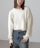 【フリーズマート/FREE'S MART】のクラッシュニット 人気、トレンドファッション・服の通販 founy(ファニー) ファッション Fashion レディースファッション WOMEN トップス・カットソー Tops/Tshirt ニット Knit Tops クラッシュ Crash ショート Short ダメージ Damage ミックス Mix ラップ Wrap ワイドリブ Wide Rib thumbnail オフホワイト|ID: prp329100004312663 ipo3291000000029905796