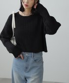 【フリーズマート/FREE'S MART】のクラッシュニット 人気、トレンドファッション・服の通販 founy(ファニー) ファッション Fashion レディースファッション WOMEN トップス・カットソー Tops/Tshirt ニット Knit Tops クラッシュ Crash ショート Short ダメージ Damage ミックス Mix ラップ Wrap ワイドリブ Wide Rib thumbnail ブラック|ID: prp329100004312663 ipo3291000000029905800