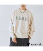 【ジャーナルスタンダード レリューム/JOURNAL STANDARD relume / MEN】の《追加》SNOWPEAK / スノーピーク 別注 クルーネック スウェット PEAK ナチュラル|ID: prp329100004312719 ipo3291000000030302984