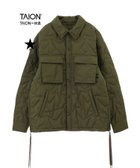 【コンバーストウキョウ/CONVERSE TOKYO】の【TAION】MILITARY STAR QUILTING CPO JACKET 人気、トレンドファッション・服の通販 founy(ファニー) ファッション Fashion レディースファッション WOMEN アウター Coat Outerwear ジャケット Jackets アウトドア Outdoor キルティング Quilting キルト Quilt コラボ Collaboration ジャケット Jacket スウェット Sweat スペシャル Special スリット Slit ダウン Down ダブル Double バンダナ Bandana パターン Pattern パーカー Hoodie フラップ Flap フロント Front ベーシック Basic ボタニカル Botanical ボトム Bottom ポケット Pocket 別注 Special Order 羽織 Haori ミリタリー Military リップ Lip レース Race ロング Long おすすめ Recommend thumbnail オリーブ|ID: prp329100004312776 ipo3291000000030051489