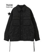 【コンバーストウキョウ/CONVERSE TOKYO】の【TAION】MILITARY STAR QUILTING CPO JACKET 人気、トレンドファッション・服の通販 founy(ファニー) ファッション Fashion レディースファッション WOMEN アウター Coat Outerwear ジャケット Jackets アウトドア Outdoor キルティング Quilting キルト Quilt コラボ Collaboration ジャケット Jacket スウェット Sweat スペシャル Special スリット Slit ダウン Down ダブル Double バンダナ Bandana パターン Pattern パーカー Hoodie フラップ Flap フロント Front ベーシック Basic ボタニカル Botanical ボトム Bottom ポケット Pocket 別注 Special Order 羽織 Haori ミリタリー Military リップ Lip レース Race ロング Long おすすめ Recommend thumbnail ブラック|ID: prp329100004312776 ipo3291000000030051491