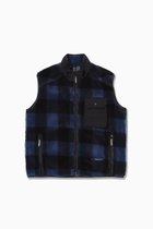 【アンドワンダー/and wander】のcheck boa vest 人気、トレンドファッション・服の通販 founy(ファニー) ファッション Fashion レディースファッション WOMEN アウター Coat Outerwear トップス・カットソー Tops/Tshirt ベスト/ジレ Gilets/Vests クラシック Classic ボンディング Bonding ポケット Pocket thumbnail blue|ID: prp329100004312877 ipo3291000000029907704