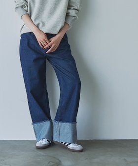 【コーエン/COEN】 ロールアップワイドデニムパンツ人気、トレンドファッション・服の通販 founy(ファニー) ファッション Fashion レディースファッション WOMEN パンツ Pants デニムパンツ Denim Pants おすすめ Recommend カッティング Cutting クロップド Cropped シンプル Simple デニム Denim トレンド Trend ポケット Pocket ルーズ Loose ロールアップ Roll Up ワイド Wide |ID:prp329100004312931