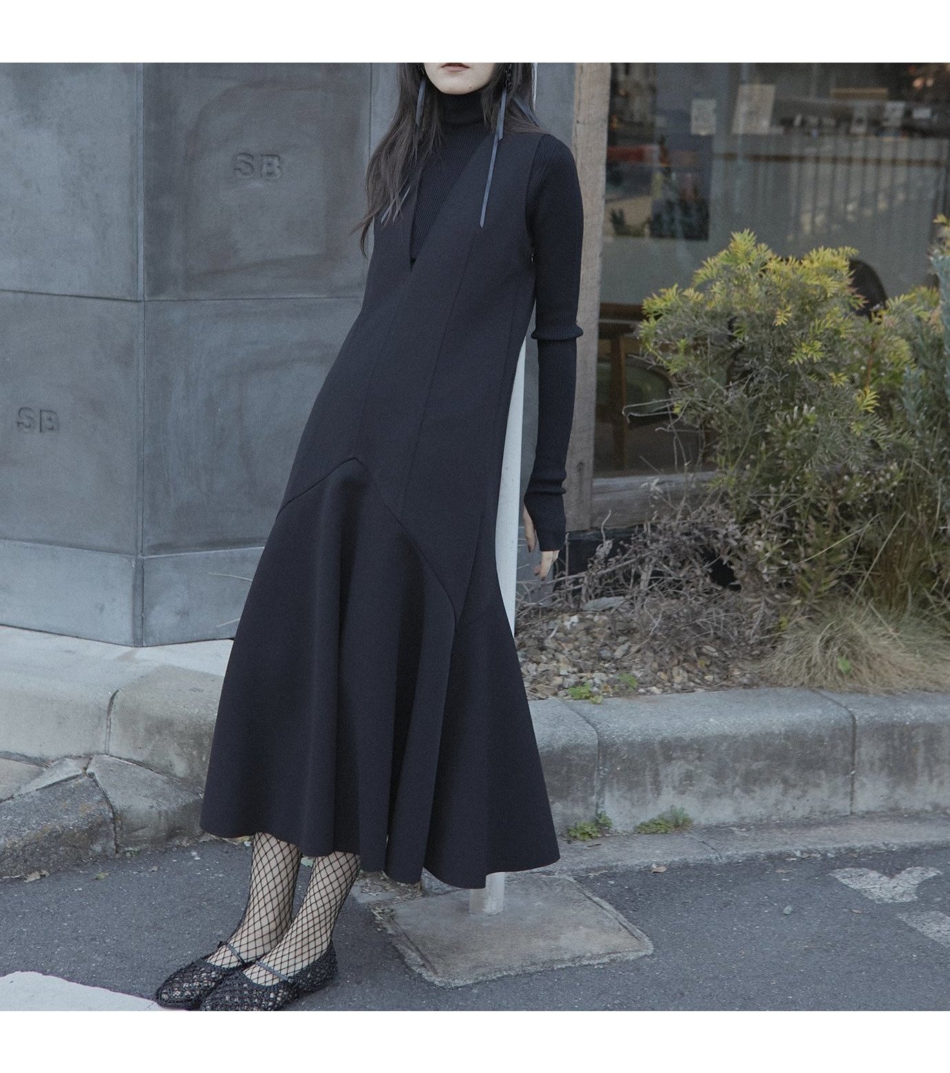 【ルシェル ブルー/LE CIEL BLEU】のボンディングジャージードレス / Bonding Jersey Dress 人気、トレンドファッション・服の通販 founy(ファニー) 　ファッション　Fashion　レディースファッション　WOMEN　ワンピース　Dress　ドレス　Party Dresses　カットオフ　Cut Off　ジャージー　Jersey　フェミニン　Feminine　ボンディング　Bonding　 other-1|ID: prp329100004312971 ipo3291000000029908529