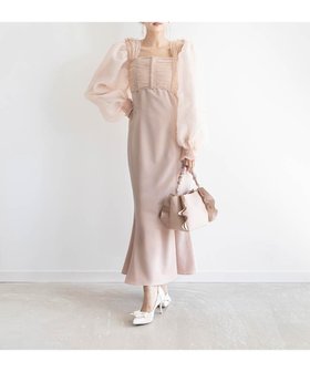 【ランダ/RANDA】のパールボレロセットワンピース 人気、トレンドファッション・服の通販 founy(ファニー) ファッション Fashion レディースファッション WOMEN アウター Coat Outerwear ボレロ Bolero jackets エレガント 上品 Elegant オーガンジー Organdy キャミソール Camisole コンパクト Compact シャーリング Shirring セットアップ Set Up チュール Tulle ドレス Dress パール Pearl フィット Fit ボレロ Bolero マーメイド Mermaid 結婚式 Wedding Ceremony 二次会 Wedding Party |ID:prp329100004312981