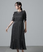 【ナノ ユニバース/nano universe】のtroisiemechaco/カットジャガードワンピース 人気、トレンドファッション・服の通販 founy(ファニー) ファッション Fashion レディースファッション WOMEN ワンピース Dress ウォッシャブル Washable オケージョン Occasion カットジャガード Cut Jacquard ギャザー Gather スリーブ Sleeve フォーマル Formal フレア Flare 再入荷 Restock/Back In Stock/Re Arrival エレガント 上品 Elegant 2025年 2025 thumbnail ブラック|ID: prp329100004312991 ipo3291000000029908605