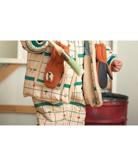 【モイモルン/moimoln / KIDS】の【リバーシブル】ペインターワッペンダウン 人気、トレンドファッション・服の通販 founy(ファニー) ファッション Fashion キッズファッション KIDS おすすめ Recommend ダウン Down チェック Check リバーシブル Reversible |ID:prp329100004313747