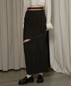 【プランク プロジェクト/PRANK PROJECT】のフックラインタイトスカート / Hook Eye Tight Long Skirt BLK|ID: prp329100004313883 ipo3291000000029915340