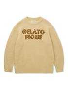 【ジェラートピケ オム/GELATO PIQUE HOMME / MEN】の【HOMME】パウダーロゴジャガードプルオーバー YEL[032]|ID: prp329100004313966 ipo3291000000030141827