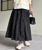 【シェトワ/Chez toi】のドットギャザースカート 人気、トレンドファッション・服の通販 founy(ファニー) ファッション Fashion レディースファッション WOMEN スカート Skirt シンプル Simple ドット Dot 切替 Switching ビジネス 仕事 通勤 Business thumbnail ブラック|ID: prp329100004314014 ipo3291000000030118997