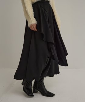 【ミエリインヴァリアント/MIELIINVARIANT】 Layer Drape Polish Skirt人気、トレンドファッション・服の通販 founy(ファニー) ファッション Fashion レディースファッション WOMEN スカート Skirt アシンメトリー Asymmetry オケージョン Occasion |ID:prp329100004314068