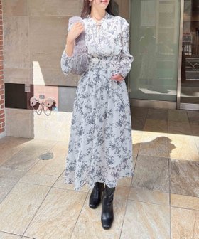 【イング/INGNI】 花柄シフォンフリルリボンOP人気、トレンドファッション・服の通販 founy(ファニー) ファッション Fashion レディースファッション WOMEN ワンピース Dress カーディガン Cardigan ガーリー Girly コンパクト Compact ジャケット Jacket ストレッチ Stretch スリーブ Sleeve ダウン Down デニム Denim バルーン Balloon フェミニン Feminine フラワー Flower フリル Frills プリント Print ロング Long 厚底 Platforms |ID:prp329100004314200